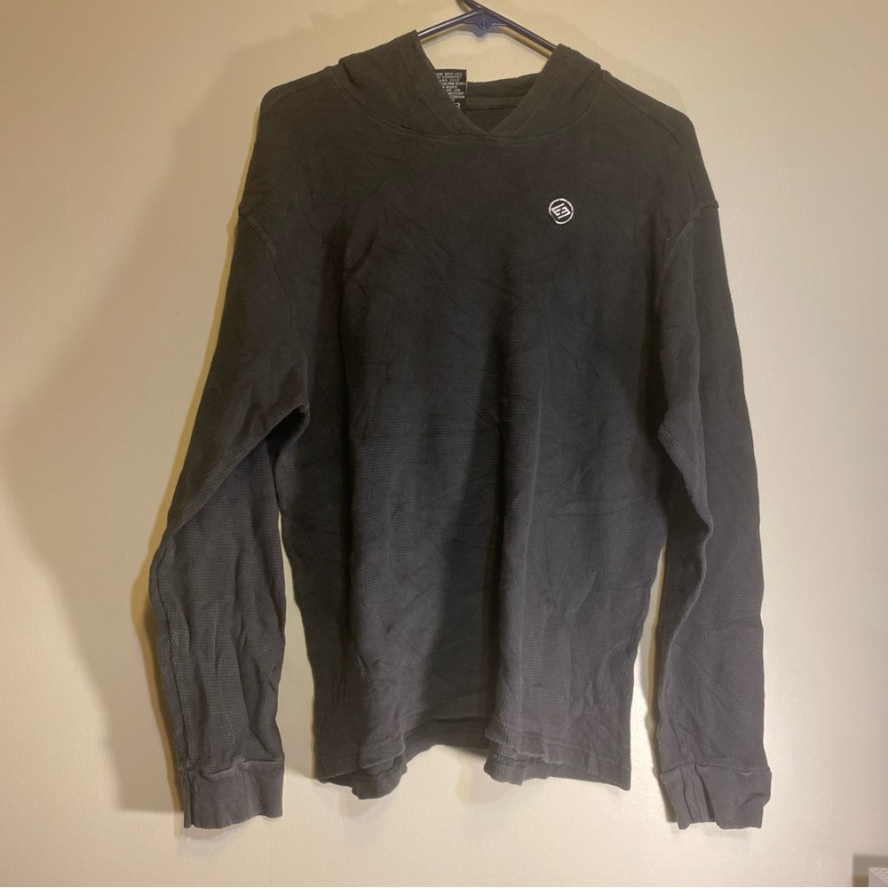 Enyce Knit Thermal‎ Style Black Long Sleeve Shirt Men's Size